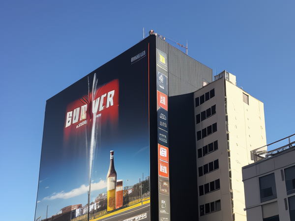 鄭州商場外墻大型噴繪廣告制作