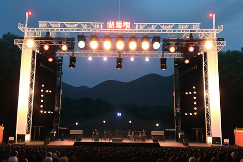 鄭州農村辦喜事搭建桁架和背景板的費用大概是多少？